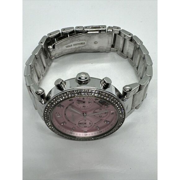 Michael Kors MK6105 Women Silver Stainless Steel Analog Dial Quartz Watch JNA636 - Picture 6 of 11